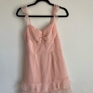 Lucy in the sky light coral dress size S